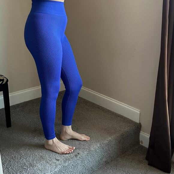 Calvin Klein Performance Blue leggings. size XS - Picture 2 of 8